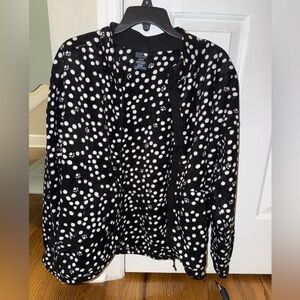 Zoe + Chloe fleece scrub jacket